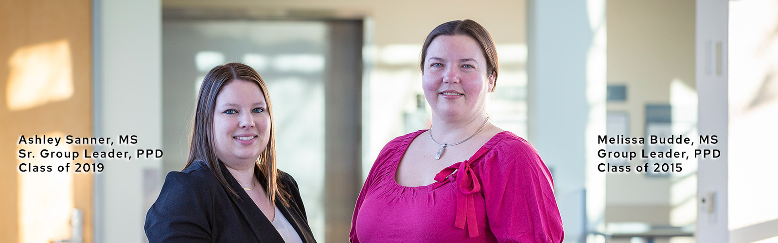 Ashley Sanner and Melissa Budde masthead